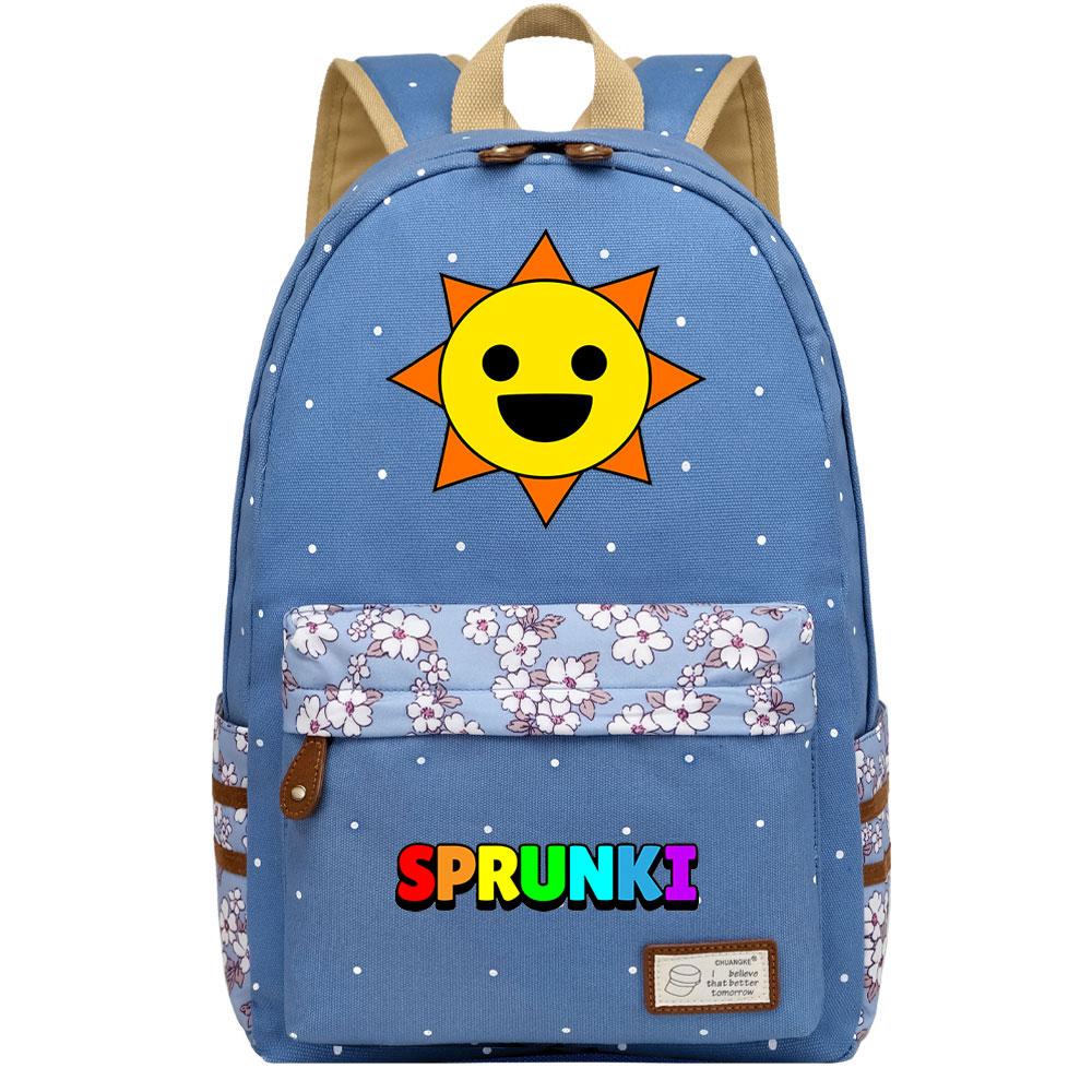 Mayoulove Sprunki Backpack Lightweight Design with Multiple Compartments for School Adventures-Mayoulove