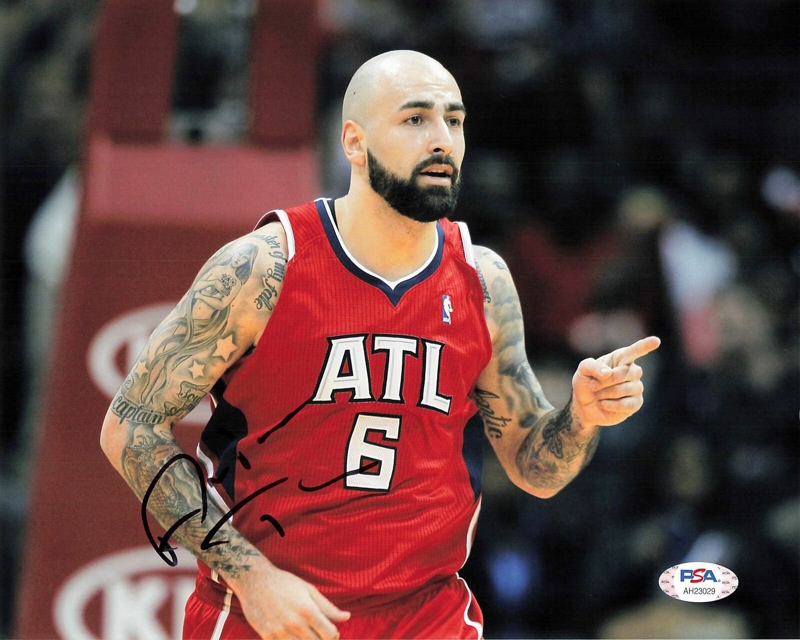 Pero Antic signed 8x10 Photo Poster painting PSA/DNA Atlanta Hawks Autographed