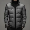 Warm thickened solid color down jacket