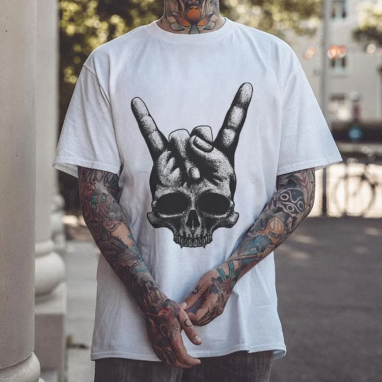 ROCK TO DEATH GRAPHIC PRINT T-shirt