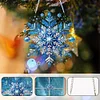 Diamond Painting 2D Flat Winter Snowflake Wall Door Decor
