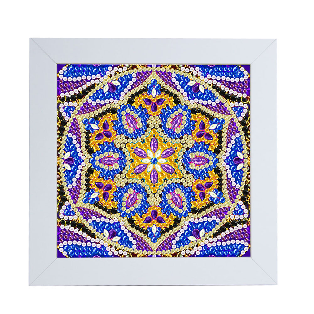 

Painting Purple Mandala with Frame-DIY Creative Diamond Sticker, 501 Original