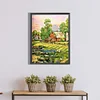 Diamond Painting-DIY Full Round Drill Country Garden