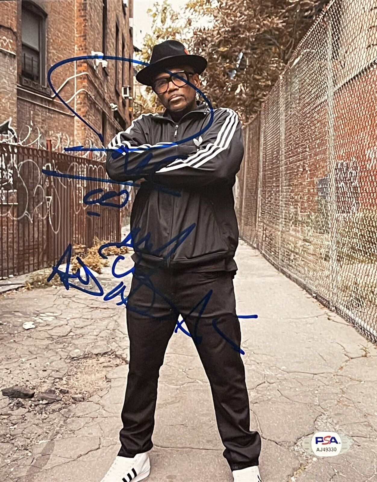 Darryl Mcdaniels Signed Autographed Run DMC 8x10 Photo Poster painting PSA/DNA