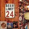 Beer Limit 24 - Metal Tin Signs(8*12Inch/12*16Inch)
