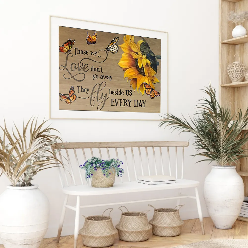Flower Letters - Paint By Numbers(50*40cm)