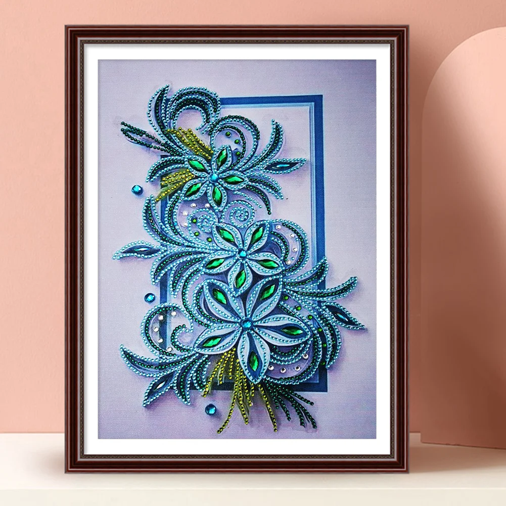 Diamond Painting - Special Shaped Drill - Flower(30*40cm)