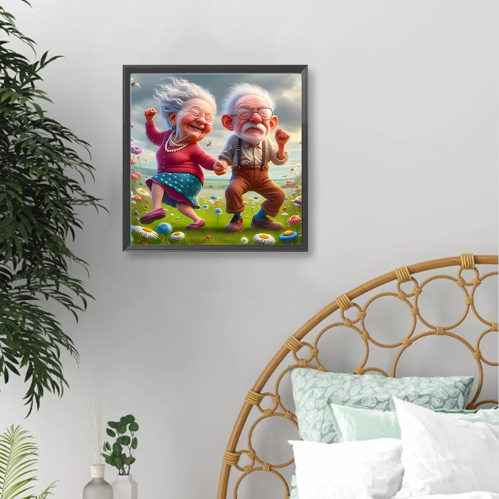 Diamond Painting - Full Round Drill - Couple(Canvas|40*40cm)