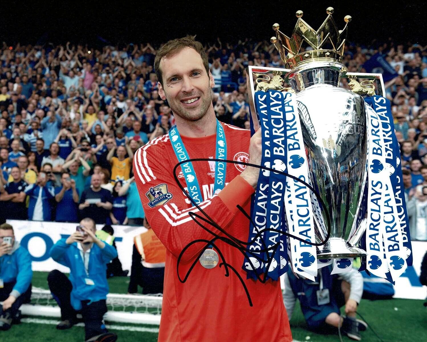 Petr CECH Signed Autograph Photo Poster painting AFTAL COA Chelsea Premier League Goalkeeper