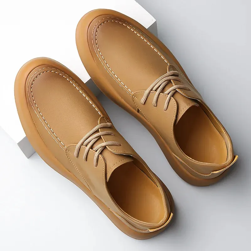 Men's Leather Trainers &ndash; Cushioned Smart-Casual Everyday Shoes &ndash; view 2