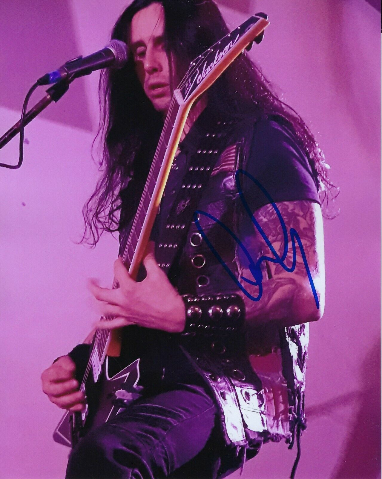 GFA Ozzy Osbourne Guitarist * GUS G * Signed 8x10 Photo Poster painting PROOF G6 COA