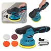 Cordless Car Buffer Polisher with 8 Variable Speed 2500-5000 RPM Car Polisher