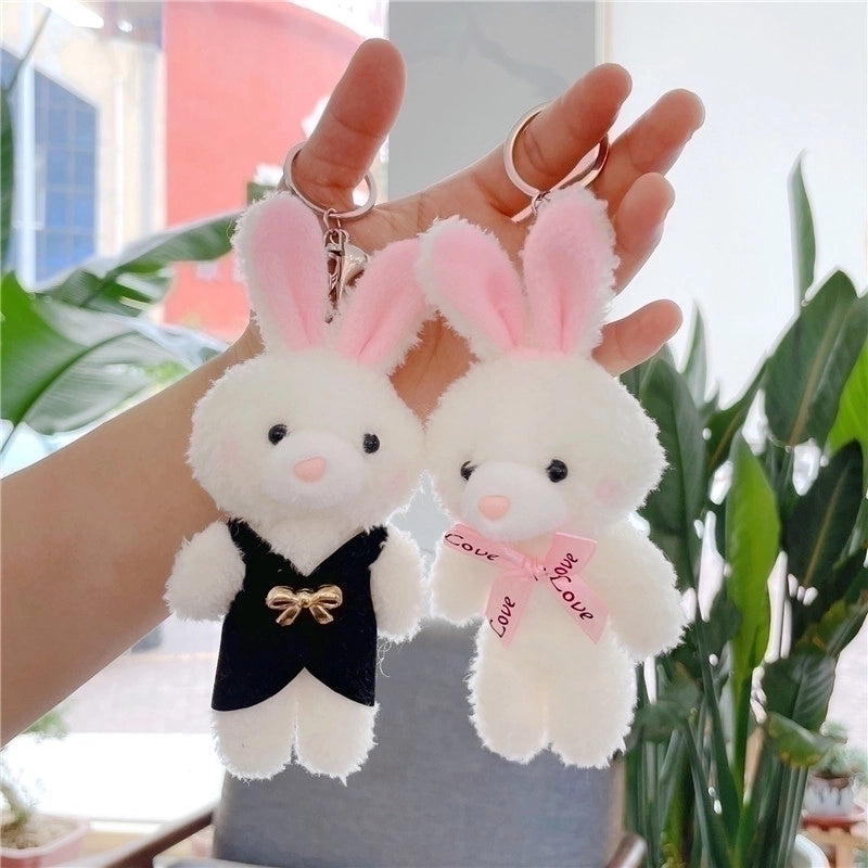Cute Rabbit Pp Cotton Women’s Bag Pendant Keychain