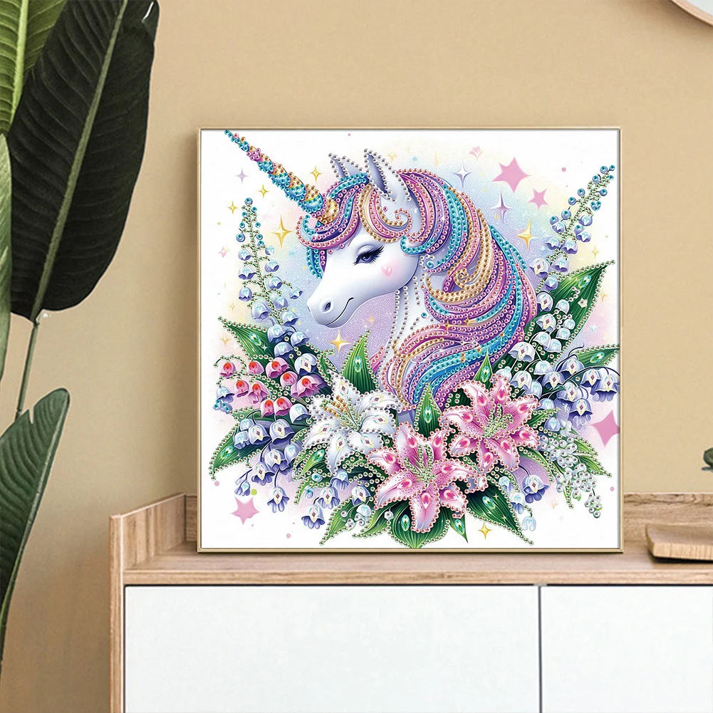 Diamond Painting - Partial Special Shaped Drill - Coffee Flower(Canvas|30*30cm)