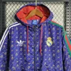 2023/2024 Real Madrid Windbreaker Gucci Collaboration Purple Jersey