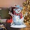 Diamond Painting Snowman Desktop Ornaments Kit for Office Desktop Decor