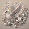 Diamond Painting-DIY Crystal Rhinestone Peace Dove