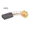 10pcs Carbon Brush Electric Hammer Angle Grinder Graphite Brush Replacement Tool