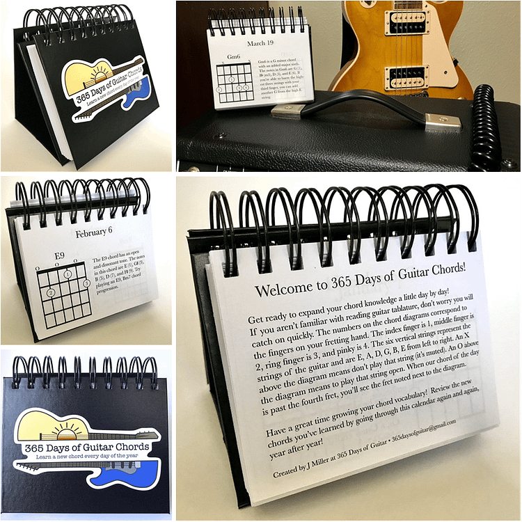 The Original 365 Days of Guitar Chords Calendar