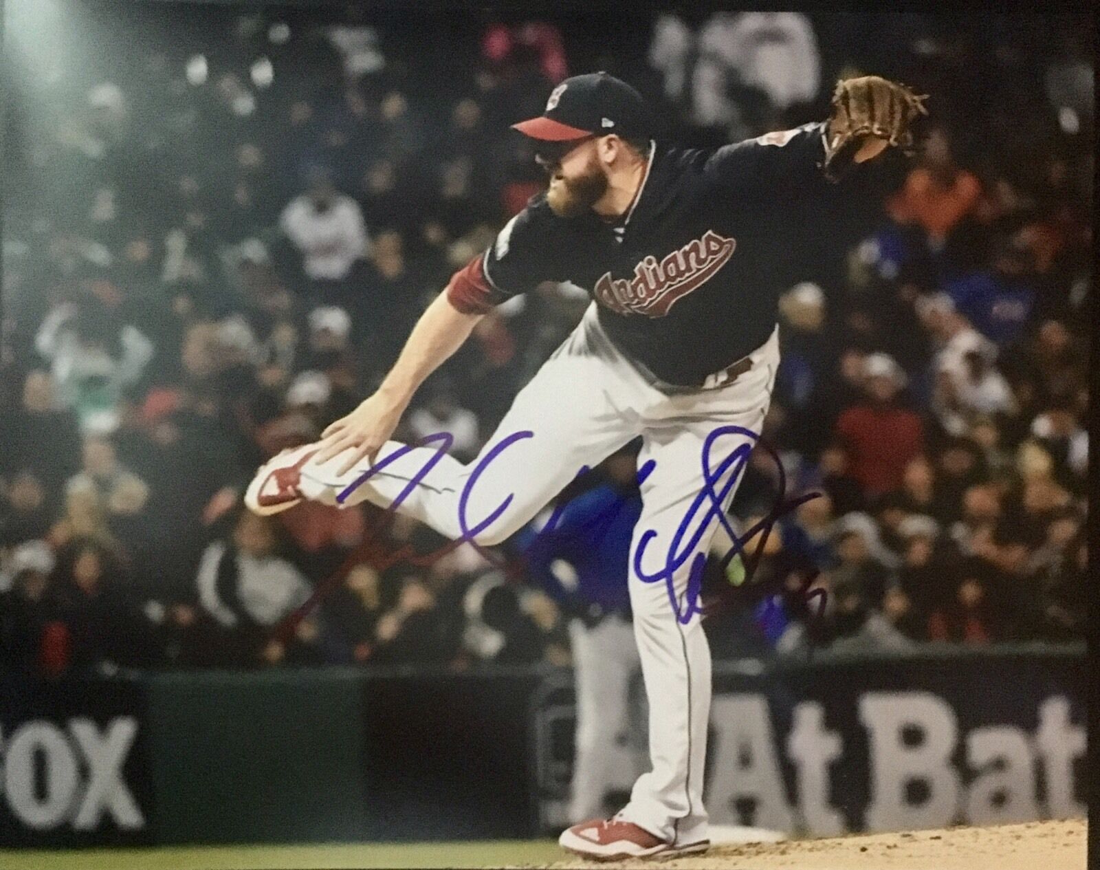 Zach McAllister Signed Autographed Cleveland Indians 8x10 Photo Poster painting World Series