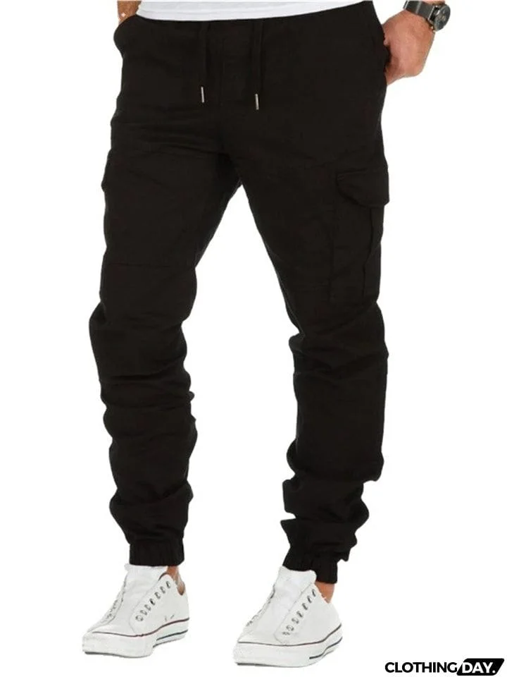 Men's Casual Cool Multi-Pocket Cargo Pants
