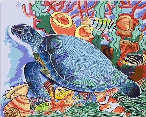 

Turtle Mosaics – Paint By Numbers - 40*50CM, 501 Original