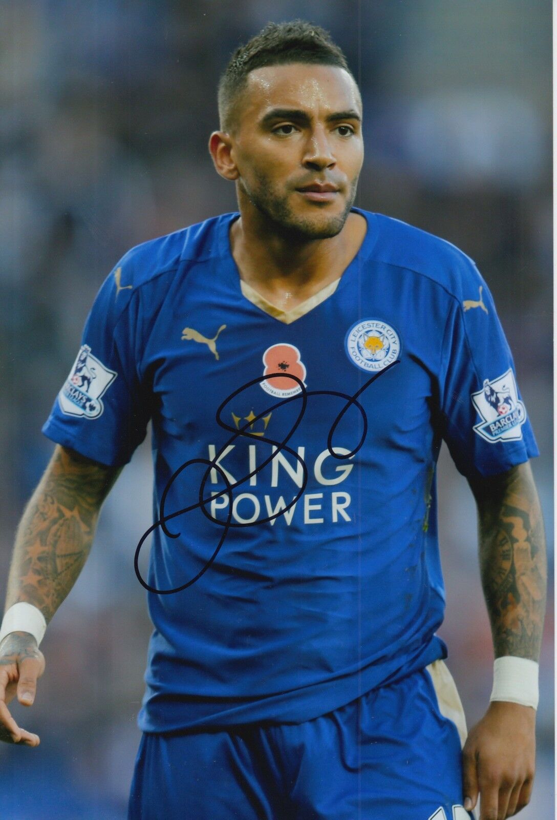 LEICESTER CITY HAND SIGNED DANNY SIMPSON 12X8 Photo Poster painting 1.