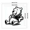 Winnie The Pooh Silhouette-11CT Stamped Cross Stitch 40*40cm tapestrymarket