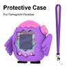 Cute Owl Silicone Cover Fit for Tamagotchi Paradise Pet Accessories Protective Sleeve Case with Lanyard Scratch-Resistant