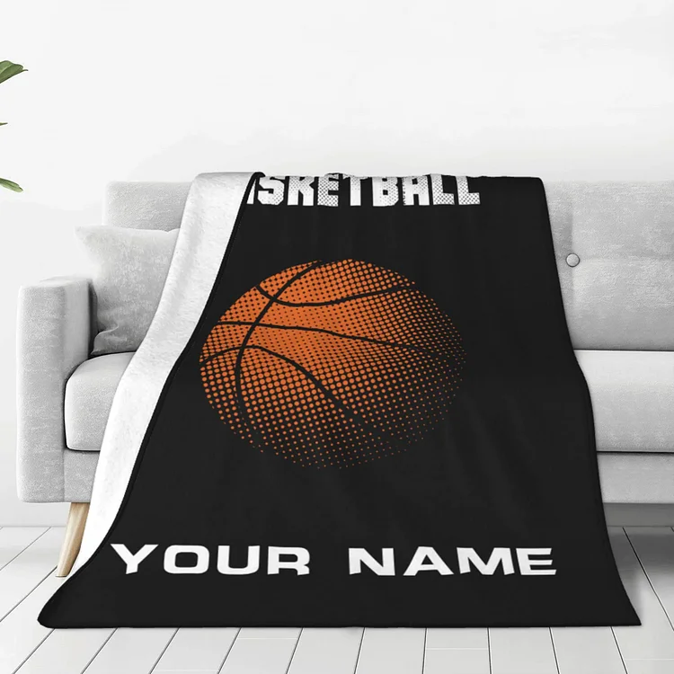 Personalized Basketball Blanket for Comfort & Unique| BKKid172