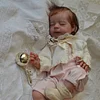 [Heartbeat💖 & Sound🔊] 20" Real Looking Lifelike Sleeping Reborn Cloth Body Baby Girl Doll Named Uncera - RBBI-Myrebornbabydoll&reg; Myrebornbabydoll&reg;
