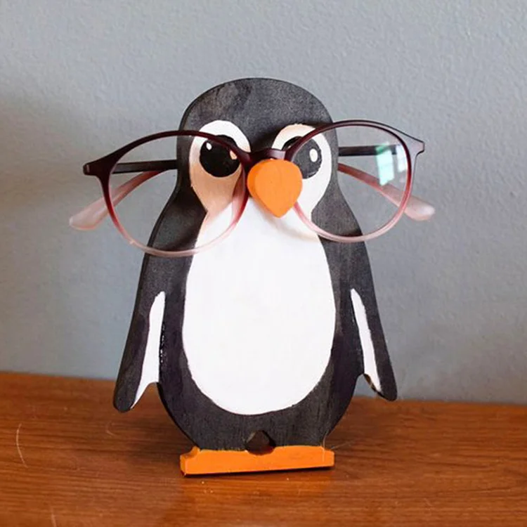 Glasses Holder Stand Gift - Penguin