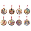 >SALE<8PCS Double Sided Diamond Drawing Hanging Ornament Colourful Cat 12x12cm