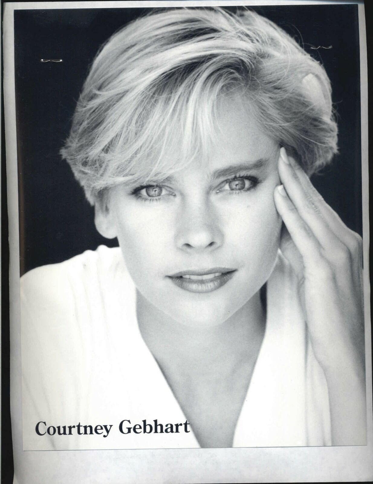 Courtney Gebhart - 8x10 Headshot Photo Poster painting w/ Resume - 976-wish