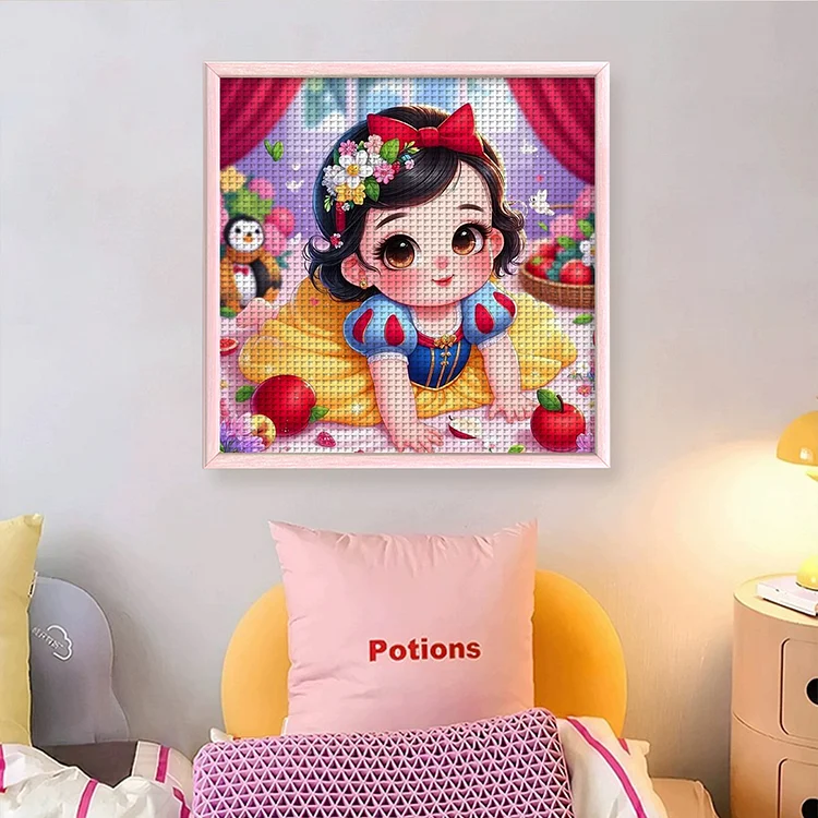 ー品販売  Huacan 40 Stitch Cross Stamped 11CT White Snow Brand】Disney アニメ/ゲーム