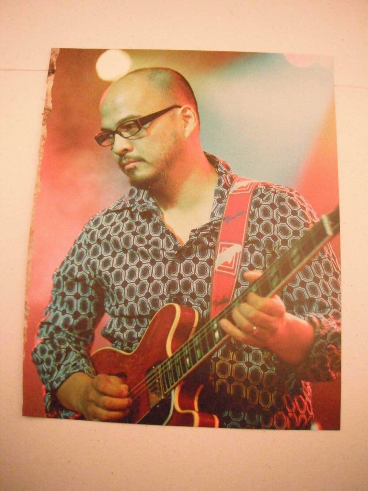 Joey Santiago Guitarist 12x9 Coffee Table Book Photo Poster painting Page