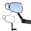 for 15-22mm Handlebars ABS Rearview Mirror EBike & Commuter for Road Safety