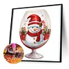 Diamond Painting-DIY Crystal Rhinestone Snowman