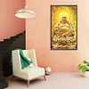 Diamond Painting-DIY Full Round Drill Buddha Light Shines Full(40*70CM)
