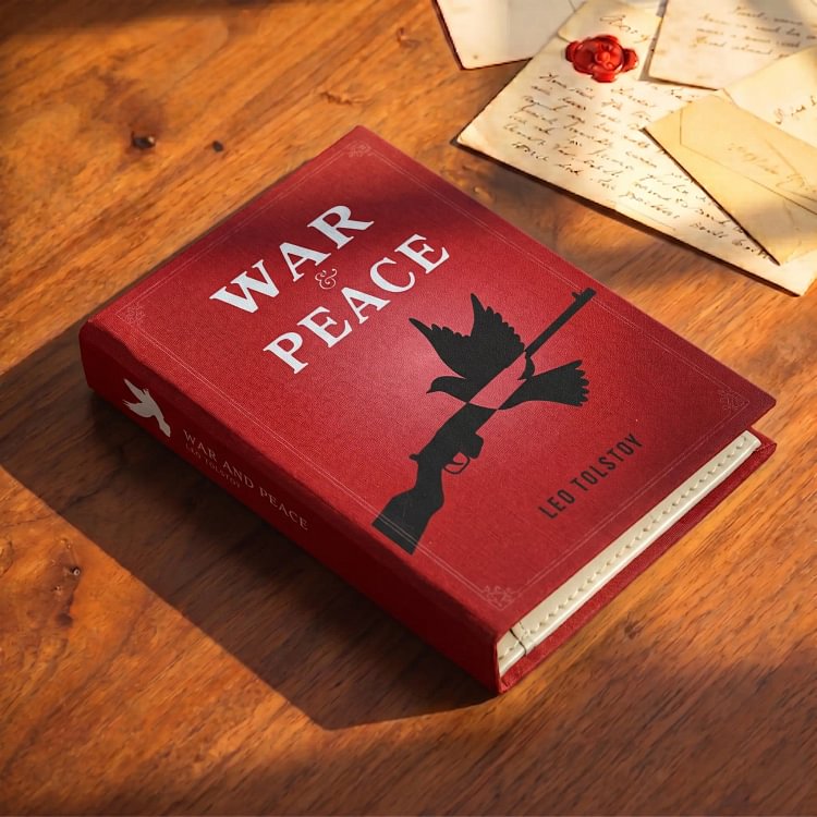 War and Peace by Leo Tolstoy Book Wallet