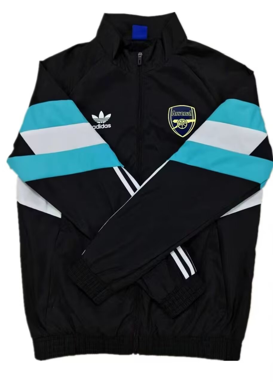 2024/2025 Arsenal Windbreaker Black Soccer Jersey 1:1 Thai Quality mysite