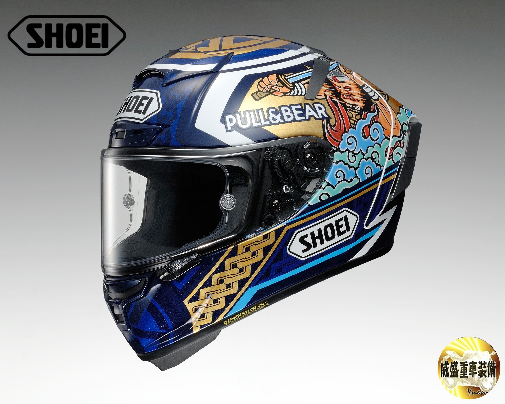 SHOEI | X14 Spirit 3 Memorial Service Only 1：1 Custom Replica Lucky Cat Helmet