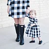 Family Matching Mother Daughter Striped Dresses