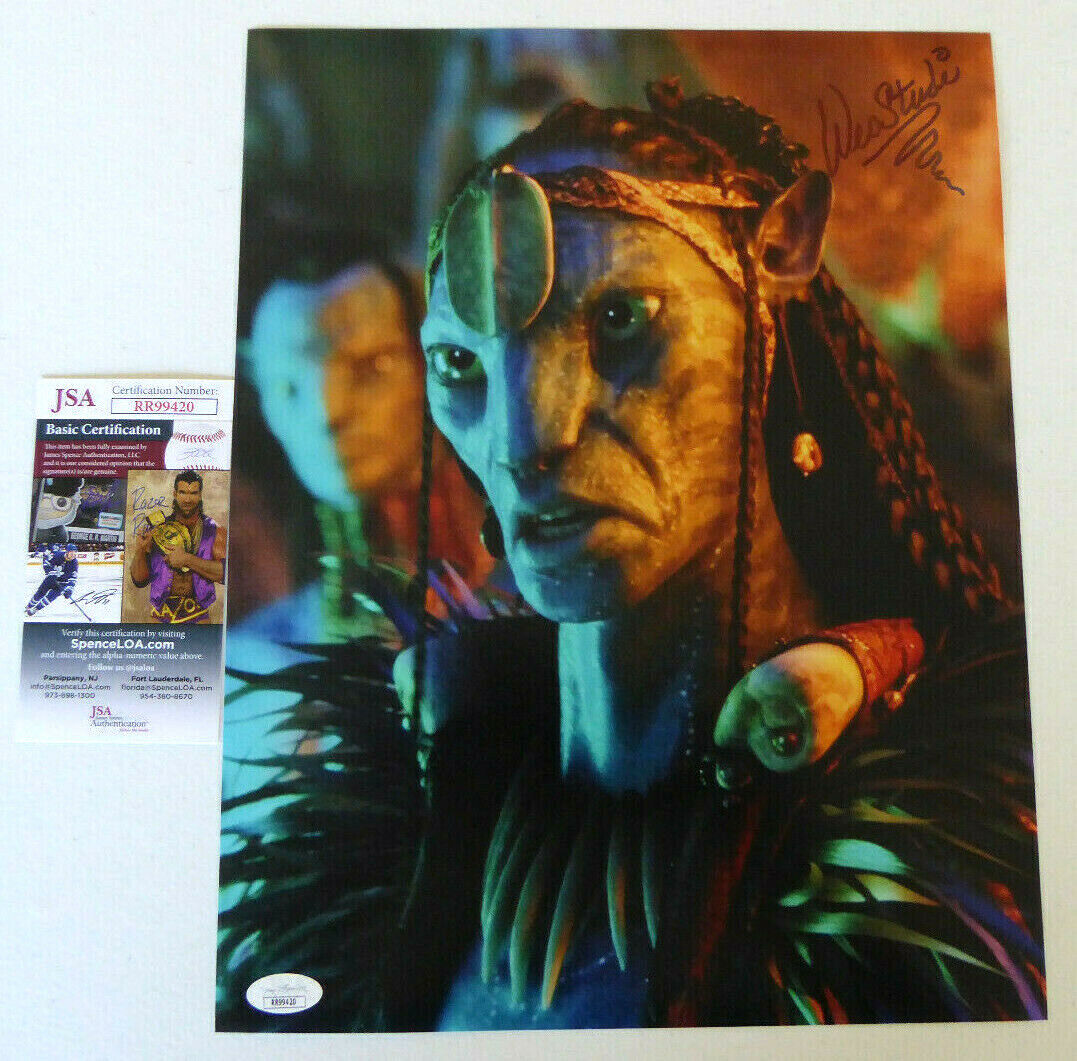 Wes Studi Signed 11x14 Photo Poster painting Autographed, Avatar, Eytukan, JSA COA