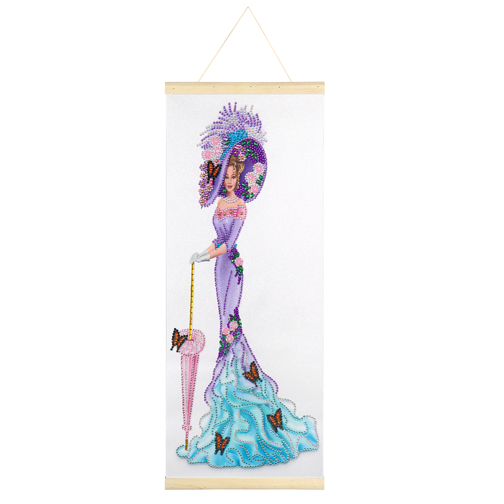 

Dress Lady Hanging - Special Shaped Diamond Painting - 20*50CM, 501 Original