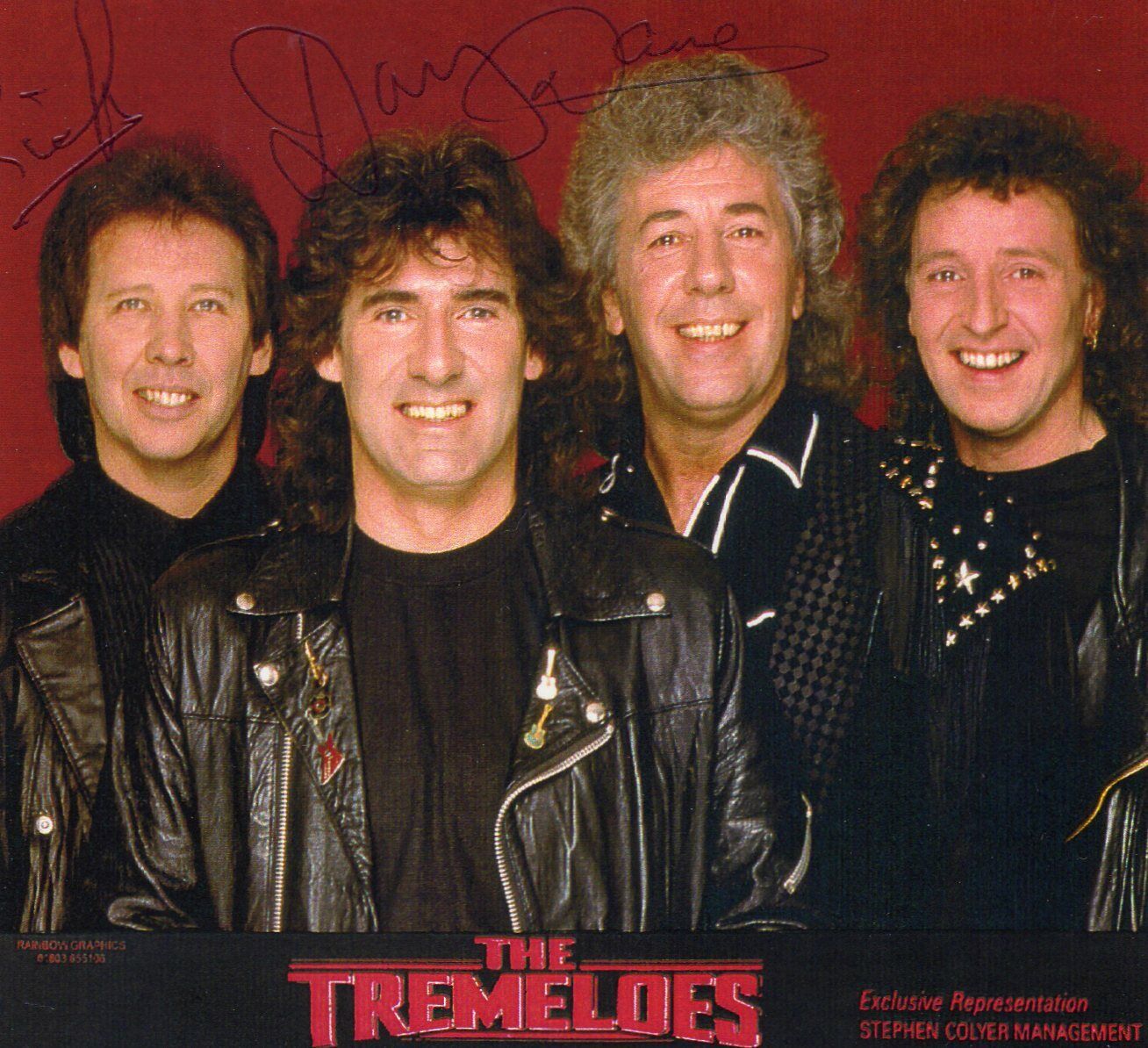 THE TREMELOES AUTOGRAPH, POP MUSIC 1960s