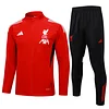 25/26 Liverpool Red long zipper Training Jacket Set