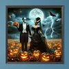 Halloween Begleiter - Rundbohrer Diamantmalerei - 40*40cm