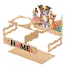 Bol en bois pour chien - 5d bricolage d&eacute;coration artisanale