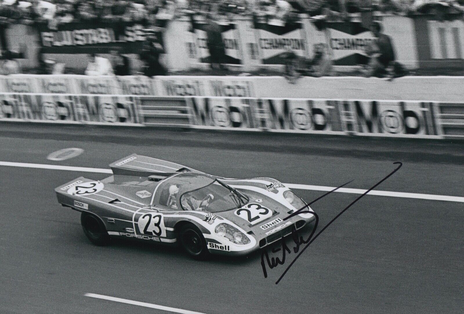 Richard Attwood Hand Signed 12x8 Photo Poster painting Le Mans Autograph Porsche